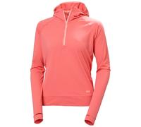 Sweatshirt Ã capuche demi zippÃ© femme Helly Hansen Shine Solen Rose M