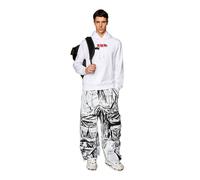 Sweatshirt Ã capuche Diesel Ginn K37 Blanc M