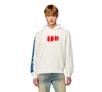 Diesel Ginn N Hoodie Beige L Homme