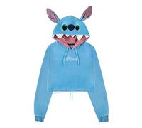 Sweat Crop Top Femme - Lilo & Stitch - Stitch Taille L G