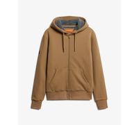 Superdry Borg Lined Full Zip Sweatshirt Marron XL Homme