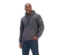 Sweatshirt Ã capuche duracanvas Ariat Rebar Workman Gris S