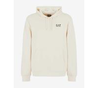 Sweatshirt à capuche EA7 Core Identity Logo blanc pur - 3XL
