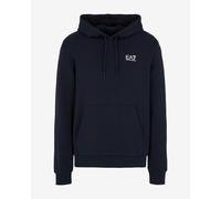 Sweatshirt à capuche EA7 Core Identity Logo noir pur - S