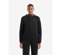 Sweatshirt à capuche EA7 Natural Ventus 7 Half Zip noir pur femme - S