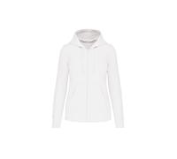 Sweatshirt à capuche écoresponsable zippé Femme Kariban - white - M M