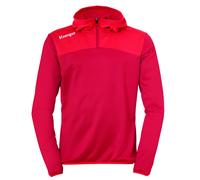 Sweatshirt à capuche Emotion 2.0 Kempa Quarter Zip Rouge 3XL