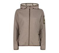 CMP - Women's Jacket Fix Hood with Sleeve Pocket - Veste polaire - 46 - toffee / cream