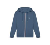 Sweatshirt Ã capuche en coton Faguo Mesnil Bleu XS