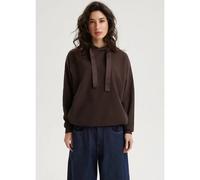 Sweatshirt à capuche en coton femme Diverse Tankio 262 Marron M