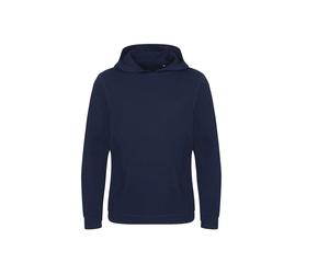 Sweatshirt Ã capuche en coton rÃ©gÃ©nÃ©rÃ© Ecologie Lusaka Bleu M