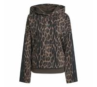Sweatshirt à capuche en molleton imprimé léopard femme adidas Essentials Multicolore M Female
