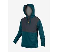 Sweatshirt à capuche Endura Trailster Tech bleu pâle gris foncé - XS