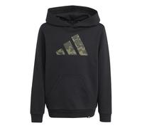 adidas Unisex Kinder Camo Graphic Hoodie Junior, Black, 7-8 Years