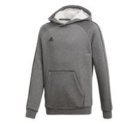 Adidas Core 18 Hoodie Gris 5-6 Years Garçon