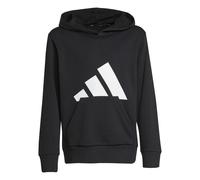 adidas Sweat à capuche enfant unisexe Essentials BIG Logo Noir/Blanc 7-8 ans
