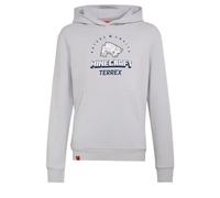 ADIDAS TERREX Sweat de sport 'Adidas x Minecraft' marine / gris clair / blanc, Taille 140
