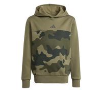 adidas Sweat à capuche Seasonal Essentials Camo Fleece Unisexe Olive/Noir 7-8 ans