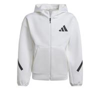 Adidas Z.n.e Full Zip Sweatshirt Blanc 7-8 Years Enfants