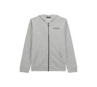 GUESS Veste de survêtement gris clair / rouge / noir, Taille 128