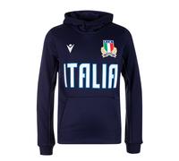 Sweatshirt à capuche enfant Italie Rugby Travel 2022/23 Bleu 7/8 ans