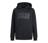 Sweatshirt à capuche enfant Jack & Jones Corp Logo - black 12 ans