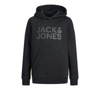 Jack & Jones Sweat à capuche Jjecorp Logo Noir 10 ans Garçon