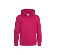 Sweatshirt Ã capuche enfant Just Hoods Rose 5/6 ans