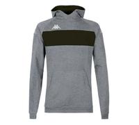 Sweatshirt à capuche enfant Kappa Daccio - grey melange/black 6 ans