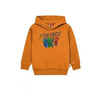 Sweatshirt Ã capuche enfant Lego Ninjago Lwsian 103 Orange 8 ans
