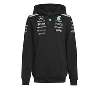 Adidas Sweat-shirt à capuche enfant Pilote Mercedes AMG Petronas F1 Noir 11-12A