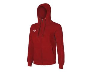 Sweatshirt à capuche enfant Mizuno Team miz FZ Rouge XL