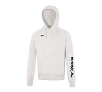 Sweatshirt à capuche enfant Mizuno Team Terry Blanc 8 ans