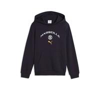 Sweatshirt Ã capuche enfant OM Culture 2026/27 Bleu 6 ans