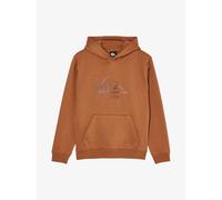 Quiksilver Comp Logo - Sweat à Capuche - Garçon Enfant 8-16 Ans - 12 - Marron