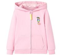 Sweatshirt à capuche - Enfant - Rose vif - 80% coton - 20% polyester - Taille 116 18-23 mois