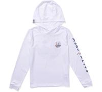 Sweatshirt Ã capuche enfant Salty Crew Stake Out Blanc 13/14 ans