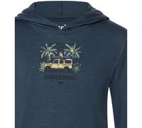 Sweatshirt Ã capuche enfant super.natural Tropicar Light Bleu 14 ans
