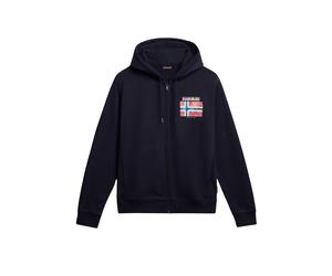 Sweatshirt Ã capuche et fermeture zippÃ©e Napapijri Guiro Bleu S