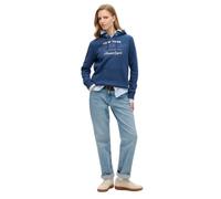 Sweatshirt à capuche et logo métallisé femme Superdry Luxe Bleu S