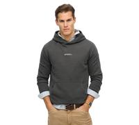 Superdry Micro Logo Hoodie Gris S Homme