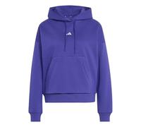 adidas Femme Essentials Small Logo Feel Cozy Hoodie Sweatshirt, Pure Purple/White, M