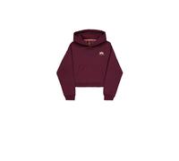 Alpha Industries Basic Small Logo Hoodie pour femme Taille M - Rouge