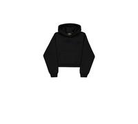 Alpha Industries Rhinestone World Logo Hoodie Noir S Femme