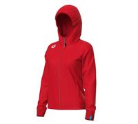 Sweatshirt à capuche femme Arena Team Panel Rouge M