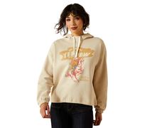 Sweatshirt à capuche femme Ariat Essential Sendero Yeehaw Gris 2XL