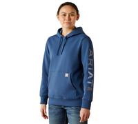 Sweatshirt à capuche femme Ariat Rebar Graphic Bleu M