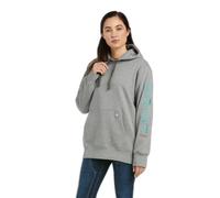 Sweatshirt à capuche femme Ariat Rebar Graphic Gris L