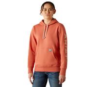 Sweatshirt Ã capuche femme Ariat Rebar Graphic Orange S