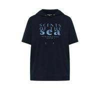 Sweatshirt Ã capuche femme Cecil The Sea Bleu S